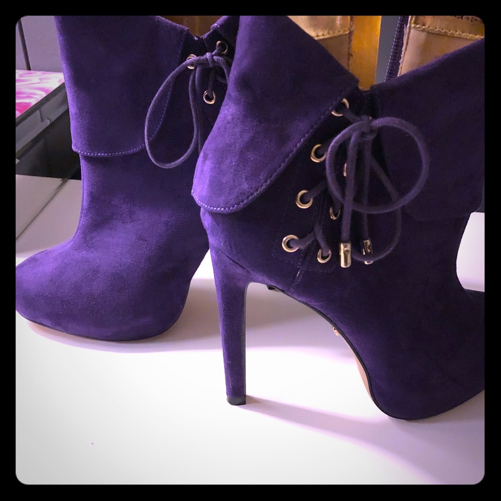 Purple boots